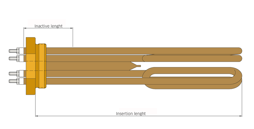 Tubular elements in copper