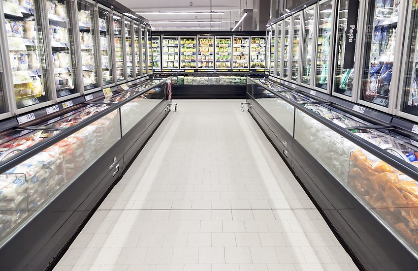 Food cabinet chiller